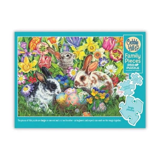 Easter Bunnies 350 Piece Puzzle By Cobble Hill Puzzles