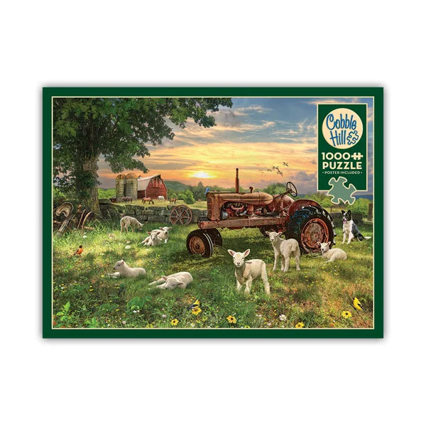 Field at Sunrise 1000 Piece Jigsaw Puzzle By Cobble Hill - Puzazzled