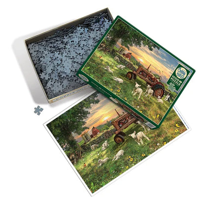 Field at Sunrise 1000 Piece Jigsaw Puzzle By Cobble Hill - Puzazzled