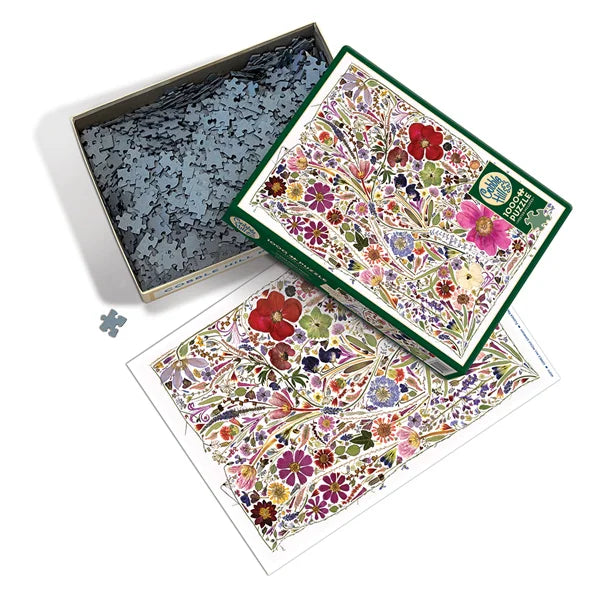 Flower Press: Spring 1000 Piece Jigsaw Puzzle By Cobble Hill - Puzazzled