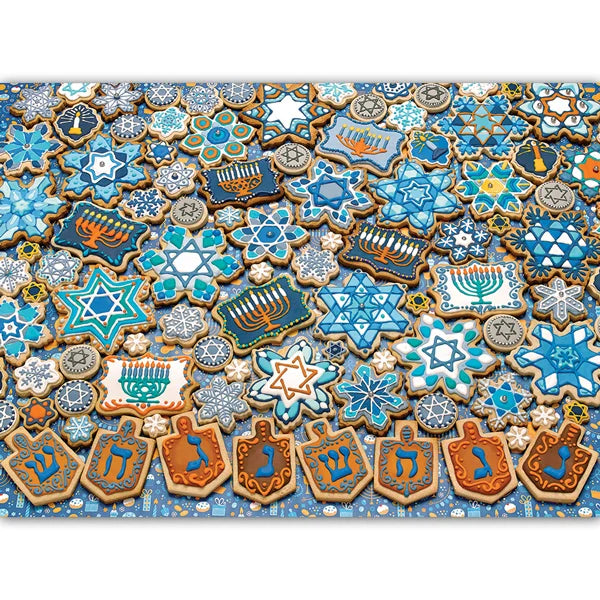 Hanukkah Cookies 1000 Piece Jigsaw Puzzle By Cobble Hill - Puzazzled