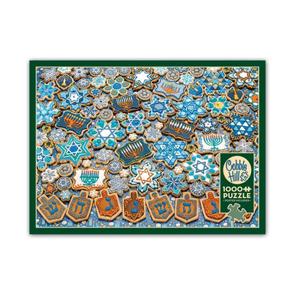 Hanukkah Cookies 1000 Piece Jigsaw Puzzle By Cobble Hill - Puzazzled