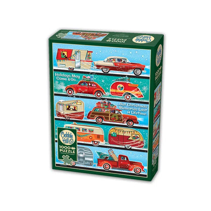 Holiday Hustle 1000 Piece Jigsaw Puzzle By Cobble Hill - Puzazzled