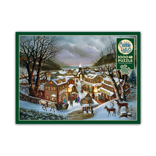 Front view of the Cobble Hill I Remember Christmas 1000 Piece Jigsaw Puzzle Box