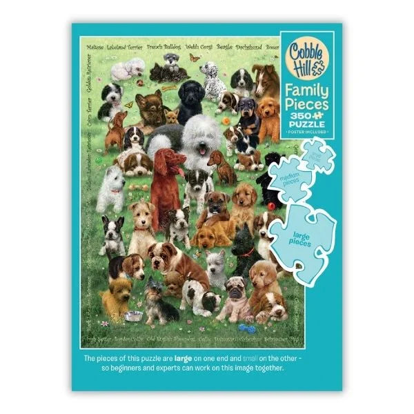 Puppy Love 350 Piece Puzzle By Cobble Hill Puzzles