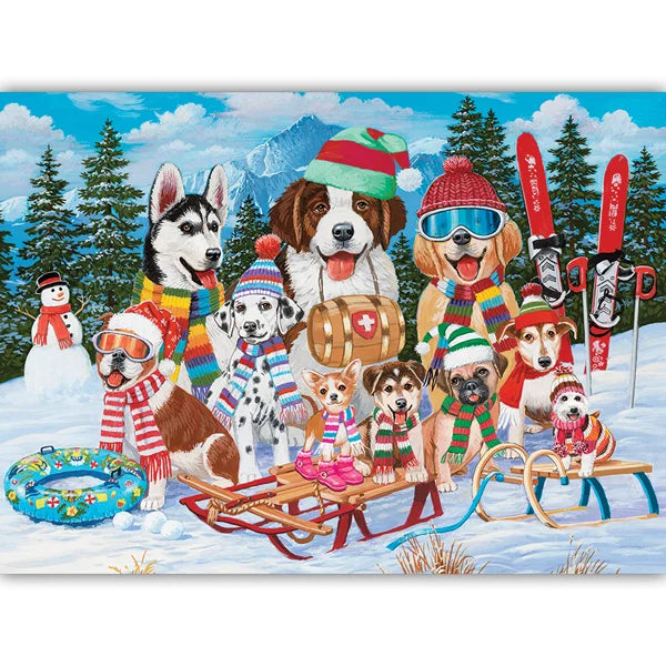 Snow Day! 500 Piece Jigsaw Puzzle By Cobble Hill - Puzazzled