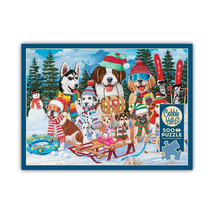 Snow Day! 500 Piece Jigsaw Puzzle By Cobble Hill - Puzazzled