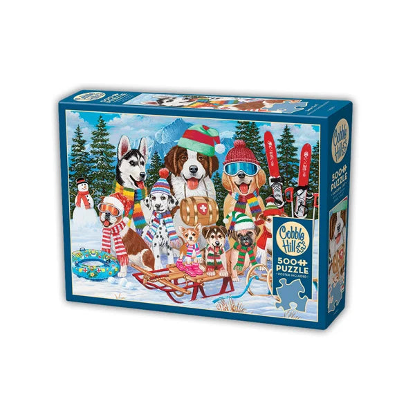 Snow Day! 500 Piece Jigsaw Puzzle By Cobble Hill - Puzazzled