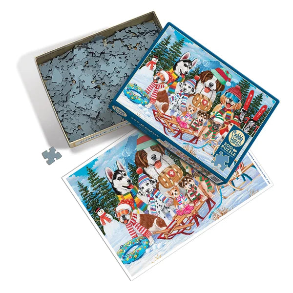 Snow Day! 500 Piece Jigsaw Puzzle By Cobble Hill - Puzazzled