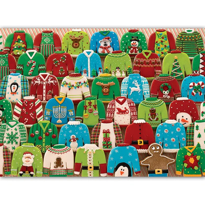 Ugly Xmas Sweaters 1000 Piece Jigsaw Puzzle By Cobble Hill - Puzazzled