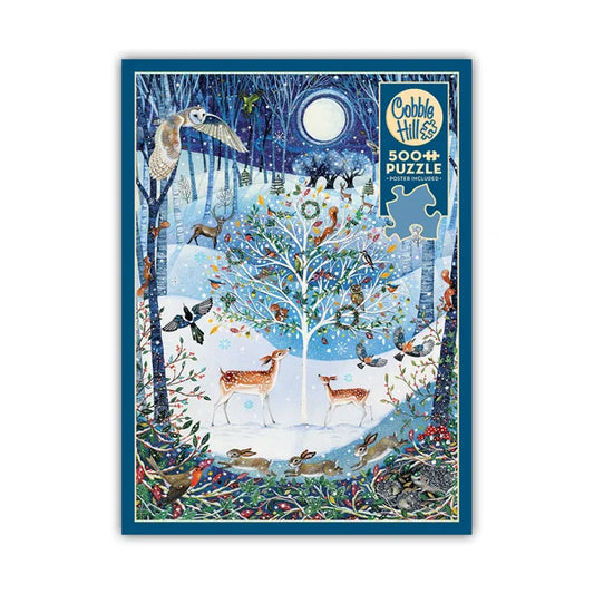 Winter Woodland 500 Piece Jigsaw Puzzle By Cobble Hill - Puzazzled