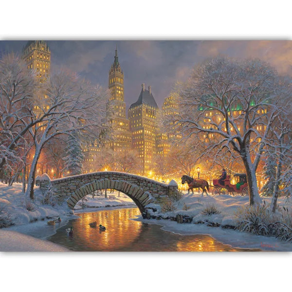 Winter in the Park 500 Piece Jigsaw Puzzle By Cobble Hill - Puzazzled