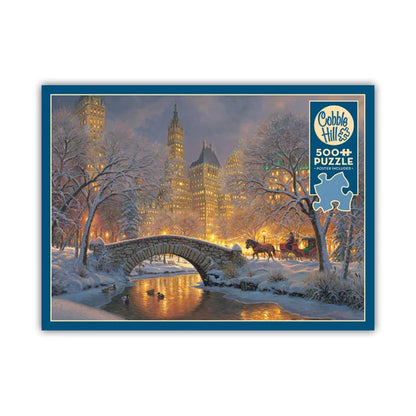 Winter in the Park 500 Piece Jigsaw Puzzle By Cobble Hill - Puzazzled