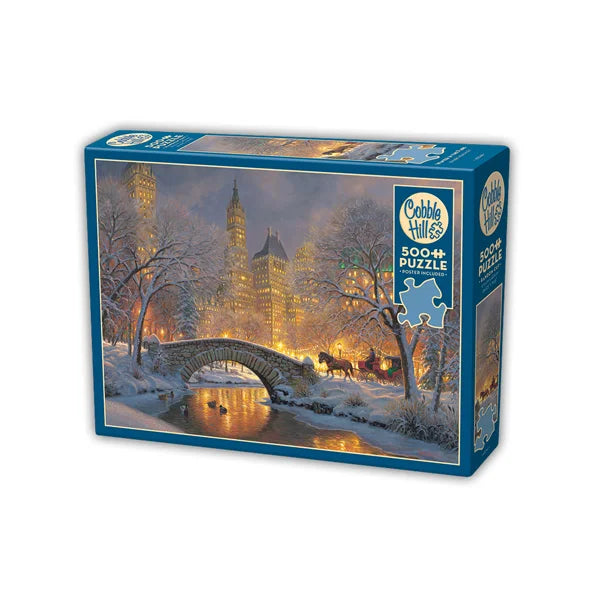 Winter in the Park 500 Piece Jigsaw Puzzle By Cobble Hill - Puzazzled