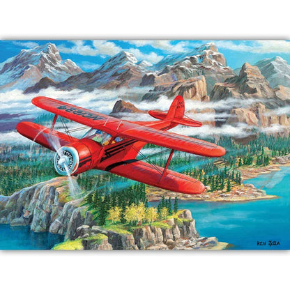 Beechcraft Staggerwing 500 Piece Jigsaw Puzzle By Cobble Hill - Puzazzled