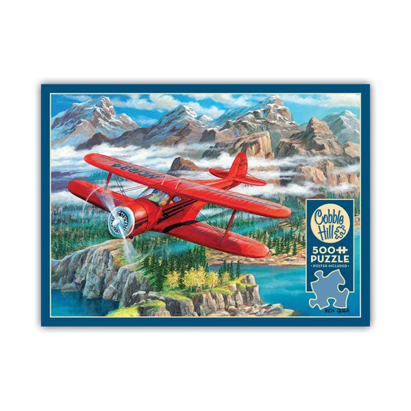 Beechcraft Staggerwing 500 Piece Jigsaw Puzzle By Cobble Hill - Puzazzled