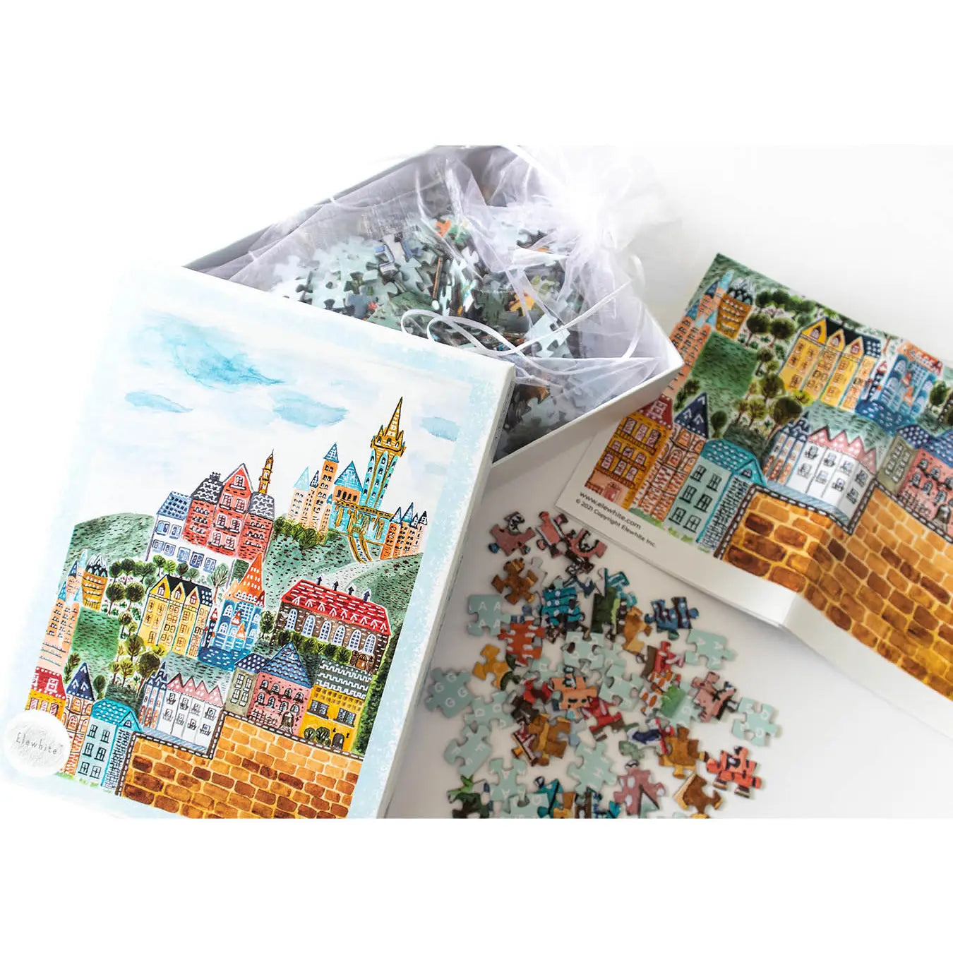 Castle City 1000 Piece Jigsaw Puzzle by Elewhite Art Puzzles