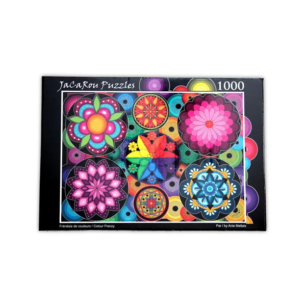 Colour Frenzy - 1000 Piece Jigsaw Puzzle by JaCaRou Puzzles - Puzazzled