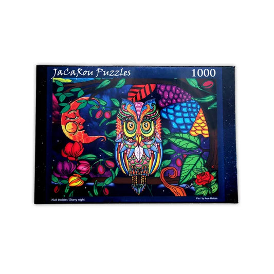 Starry Night - 1000 Piece Jigsaw Puzzle by JaCaRou Puzzles - Puzazzled