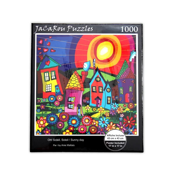 Sunny Day - 1000 Piece Jigsaw Puzzle by JaCaRou Puzzles - Puzazzled