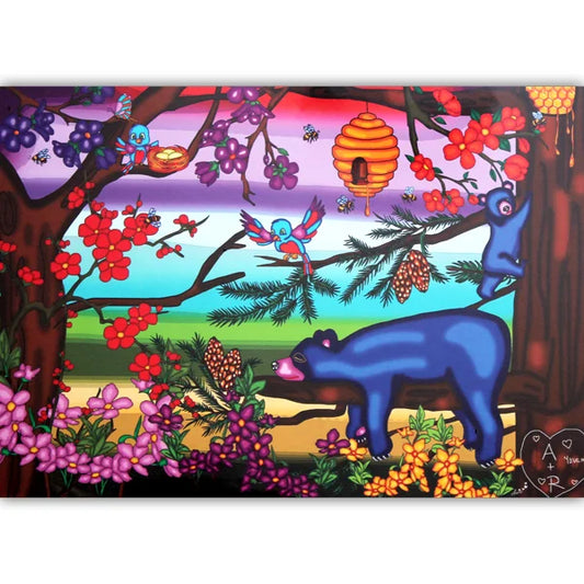 Complete image of the 'The Bear Necessities' jigsaw puzzle by JaCaRou Puzzles