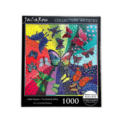 The Butterfly Effect - 1000 Piece Jigsaw Puzzle by JaCaRou Puzzles - Puzazzled