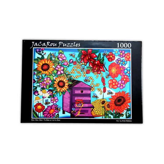 To Bee or not to Bee - 1000 Piece Jigsaw Puzzle by JaCaRou Puzzles - Puzazzled