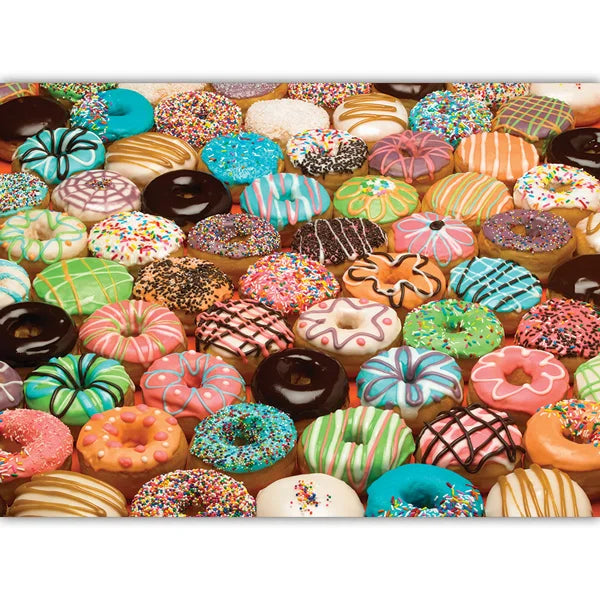 Doughnuts - 1000 Piece Jigsaw Puzzle by Jack Pine - Puzazzled