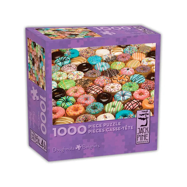 Doughnuts - 1000 Piece Jigsaw Puzzle by Jack Pine - Puzazzled