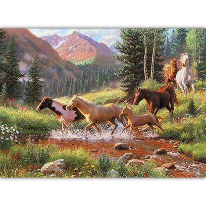 Mountain Thunder - 1000 Piece Jigsaw Puzzle by Jack Pine - Puzazzled