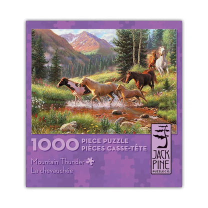 Mountain Thunder - 1000 Piece Jigsaw Puzzle by Jack Pine - Puzazzled