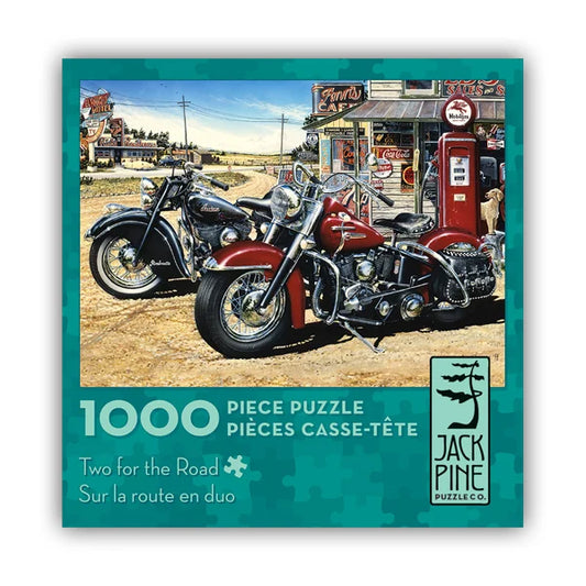 Two for the Road - 1000 Piece Jigsaw Puzzle by Jack Pine - Puzazzled