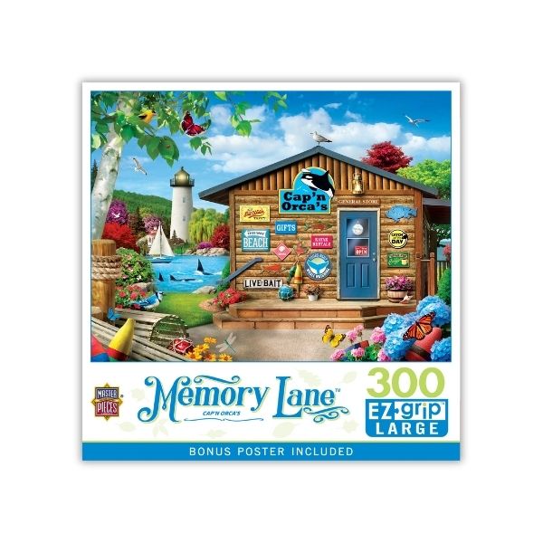 Memory Lane - Cap’n Orca 300 Piece Puzzle by Masterpieces