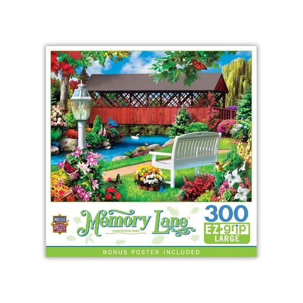Memory Lane - Countryside Park 300 Piece Puzzle by Masterpieces