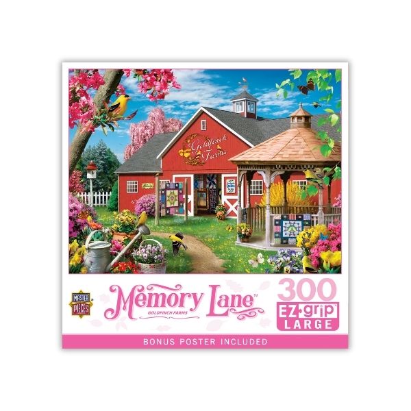 Memory Lane - Goldfinch Farms 300 Piece Puzzle by Masterpieces