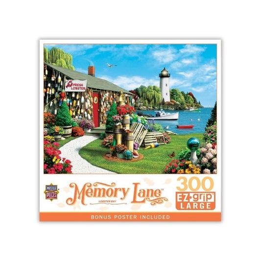 Memory Lane - Lobster Bay 300 Piece Puzzle by Masterpieces