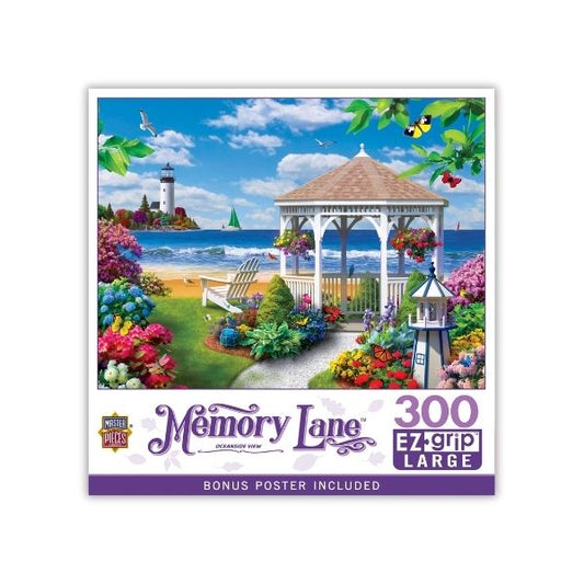 Memory Lane - Oceanside View 300 Piece Puzzle by Masterpieces