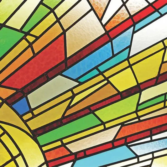  Complete image of the 'Stained Glass Window' jigsaw puzzle by Micro Puzzles