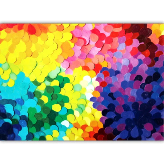 Complete image of the 'Prismatic Scales' jigsaw puzzle by Mintyfizz Puzzles