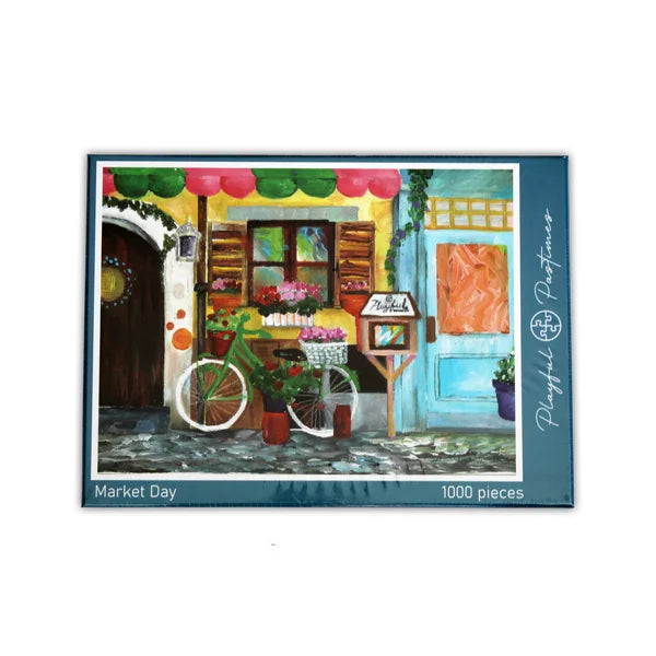 Market Day - 1000 Piece Jigsaw Puzzle by Playful Pastimes - Puzazzled