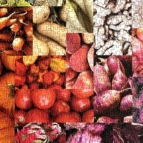 Produce Affairs 1000 Piece Jigsaw Puzzle By The Jigsaw Nomad - Puzazzled