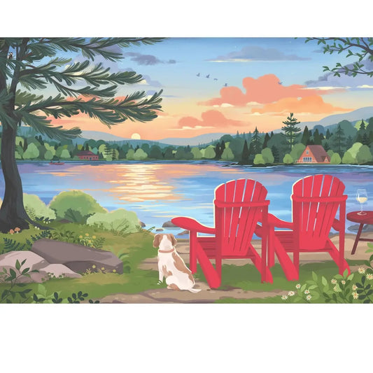 Cottage Country 500 Piece Puzzle by Villager Puzzles