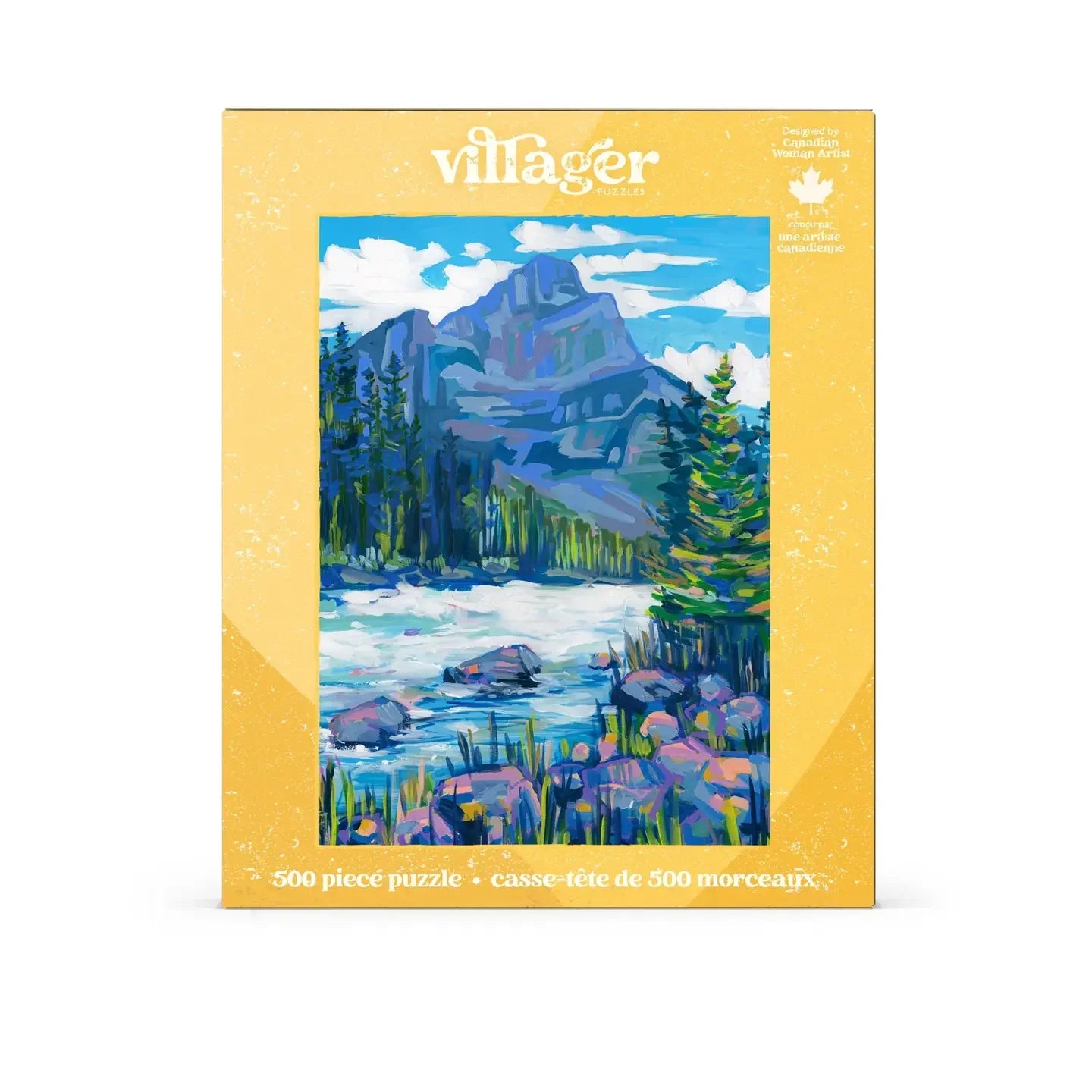 Kicking Horse Mountain 500 Piece Puzzle by Villager Puzzles