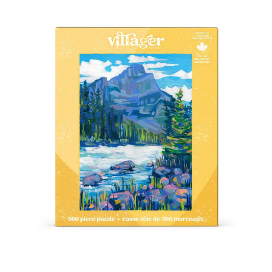 Kicking Horse Mountain 500 Piece Puzzle by Villager Puzzles