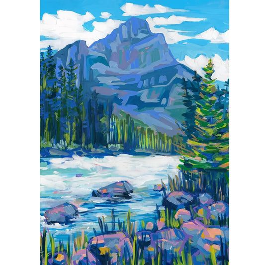 Kicking Horse Mountain 500 Piece Puzzle by Villager Puzzles