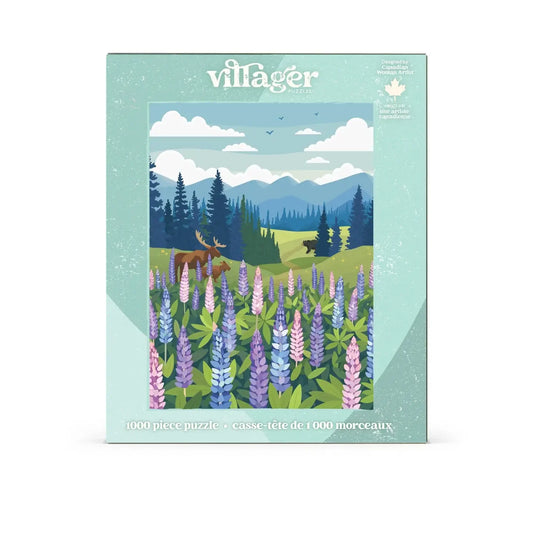 Lupines Meadow 1000 Piece Puzzle by Villager Puzzles