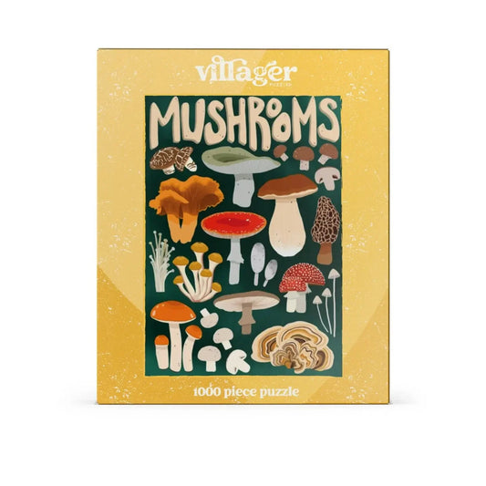 Mushroom Forager 1000 Piece Puzzle by Villager Puzzles