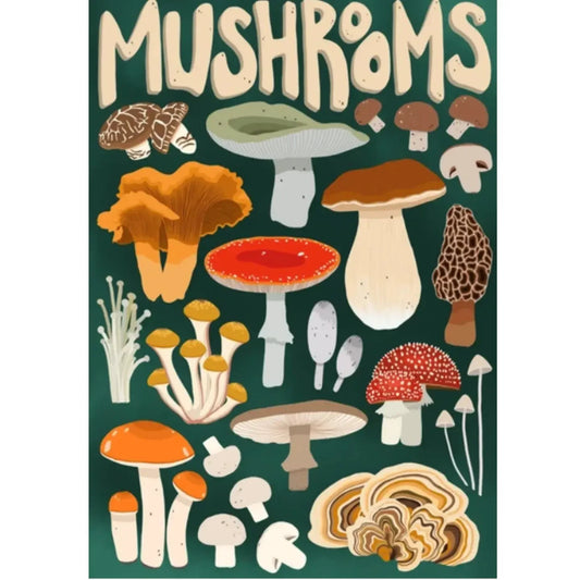 Mushroom Forager 1000 Piece Puzzle by Villager Puzzles