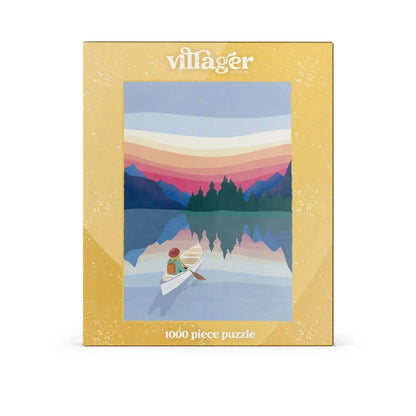 Sunrise Paddle 1000 Piece Puzzle by Villager Puzzles