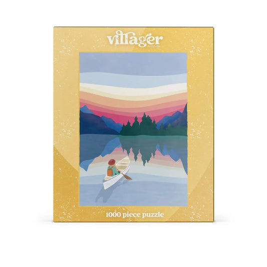 Sunrise Paddle 1000 Piece Puzzle by Villager Puzzles